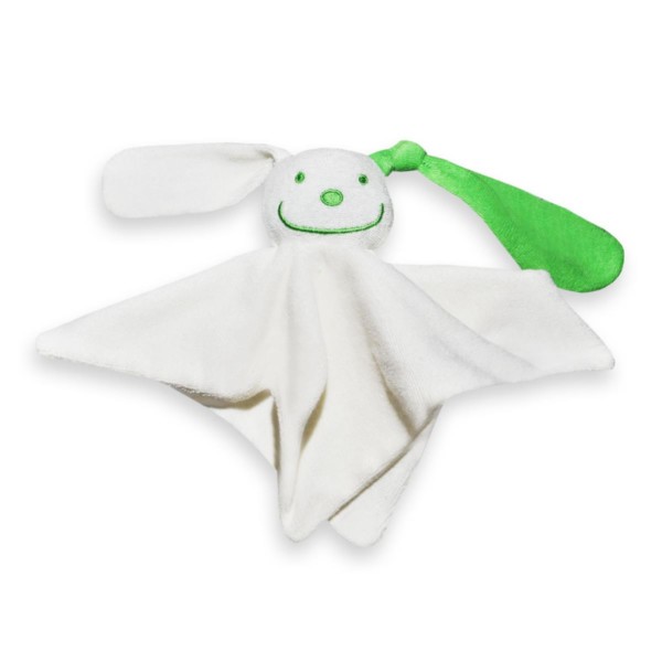 Funnies Tutpopje Met Gekleurd Oor Groen