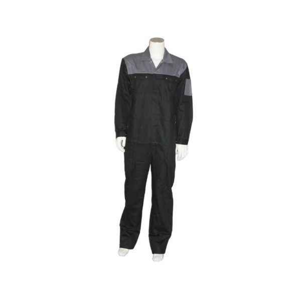 Overall Volwassenen 100 % Katoen Kleur Zwart-Grijs