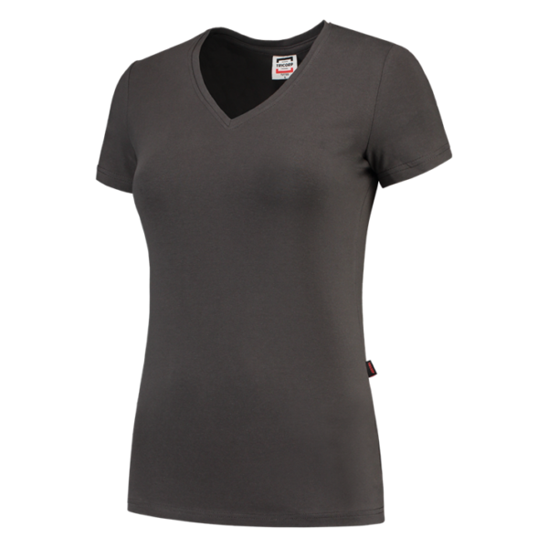Tricorp Shirt V Hals Dames Dark Grey