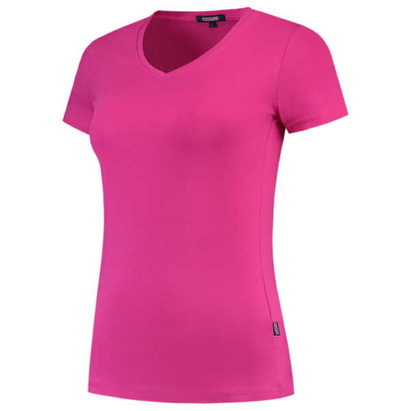 Tricorp Shirt V Hals Dames Fuchsia