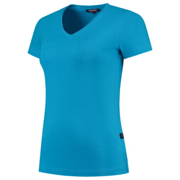 Tricorp Shirt V Hals Dames Turquoise