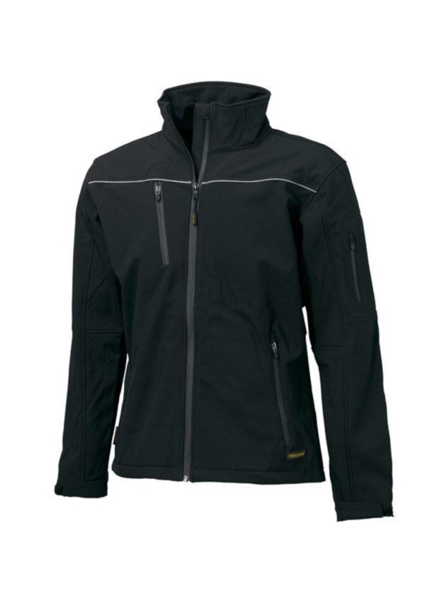 Softshell Jas Tricorp Zwart Kids