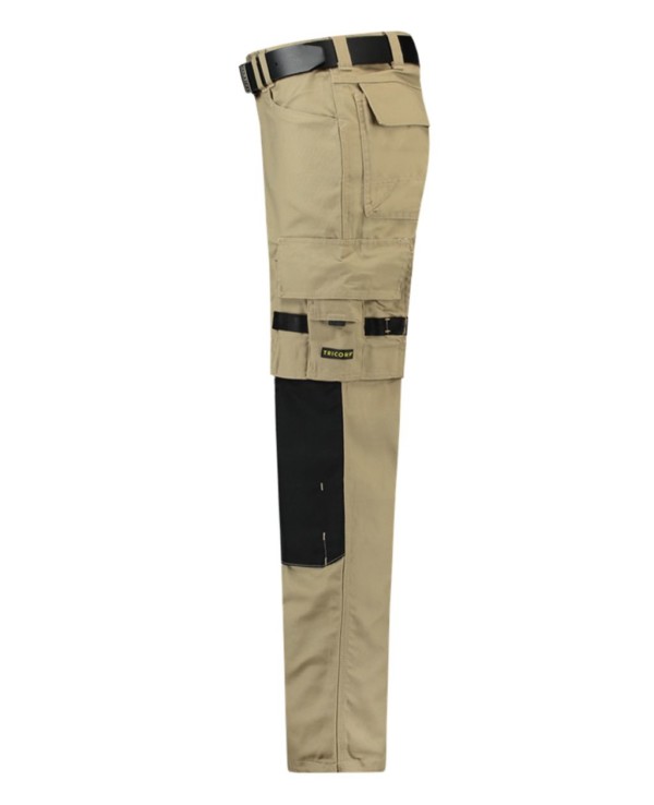 TRICORP Canvas Worker TWC-2000 Khaki-Black - Afbeelding 4
