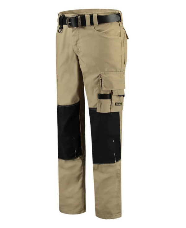 TRICORP Canvas Worker TWC-2000 Khaki-Black - Afbeelding 6