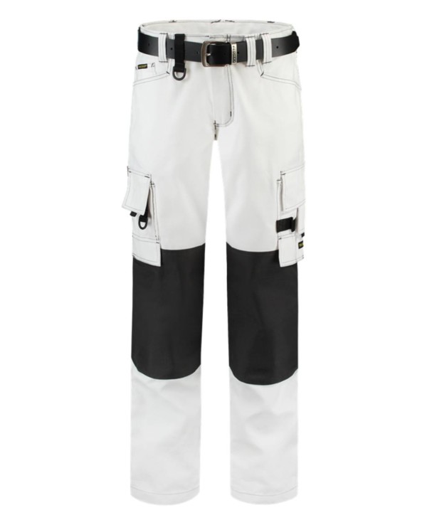 TRICORP Canvas Worker TWC-2000 Schildersbroek Wit-Zwart