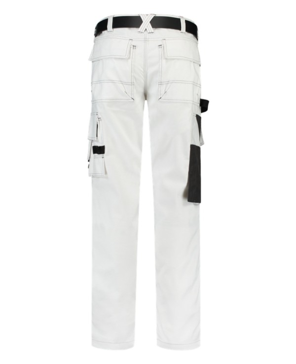 TRICORP Canvas Worker TWC-2000 Schildersbroek Wit-Zwart - Afbeelding 2