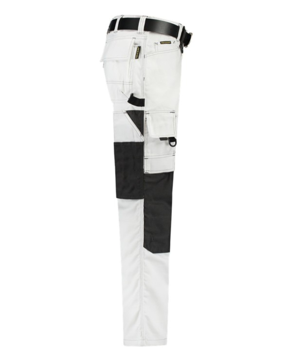 TRICORP Canvas Worker TWC-2000 Schildersbroek Wit-Zwart - Afbeelding 4