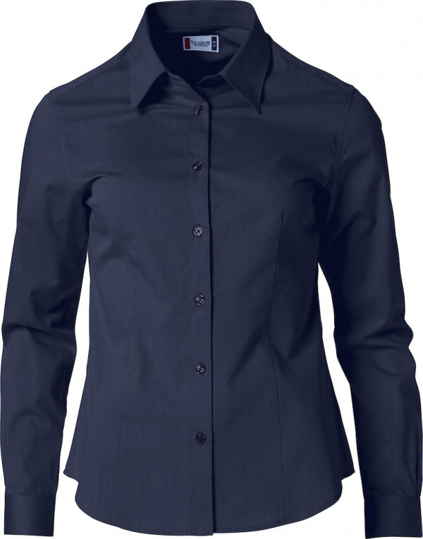 Dames donkerblauwe blouse Clique