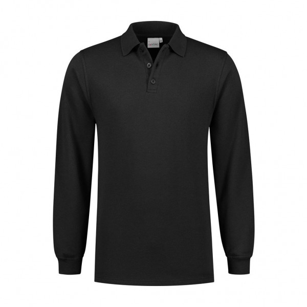 Zwarte Polosweater Santino Rick